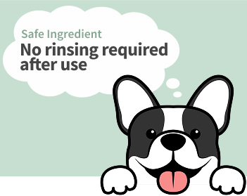 No rinsing required after use